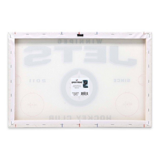 Nhl Winnipeg Jets Rink Canvas