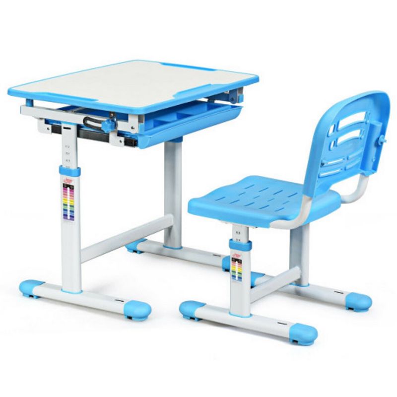 Height Adjustable Children's Desk Chair Set