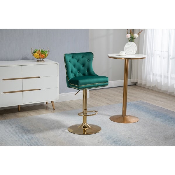 Retro Bar Stools with Back and Footrest Counter Height Bar Chairs