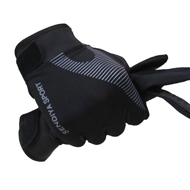 1 Pair Bike Bicycle Gloves Full Finger Touchscreen Men Women Gloves Breathable Summer Warm Winter Mittens Cycling Gloves