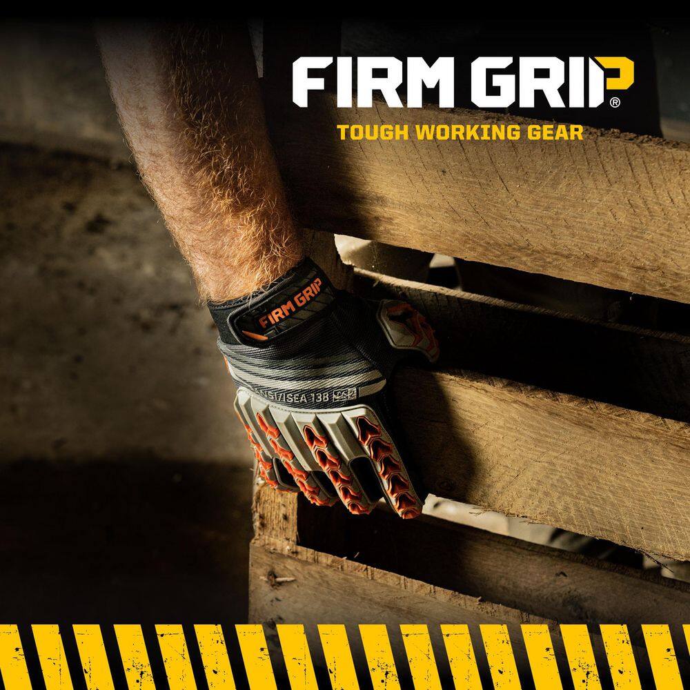 FIRM GRIP X-Large Max Impact Work Gloves 63853-06