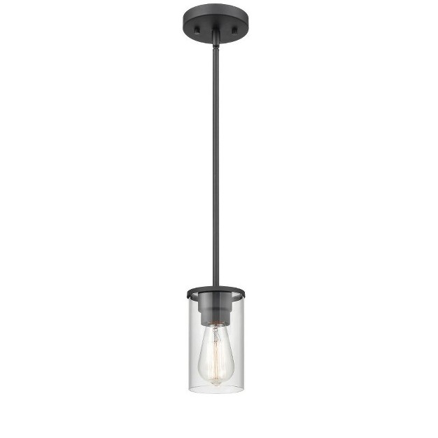 Millennium Lighting Verlana 1 Light Pendant Matte Black