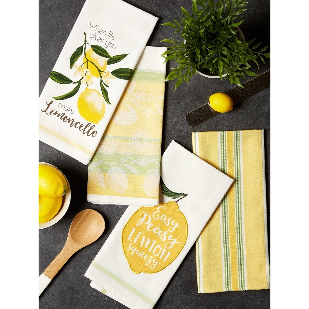 DII Lemon Bliss Kitchen Textiles  18x28\