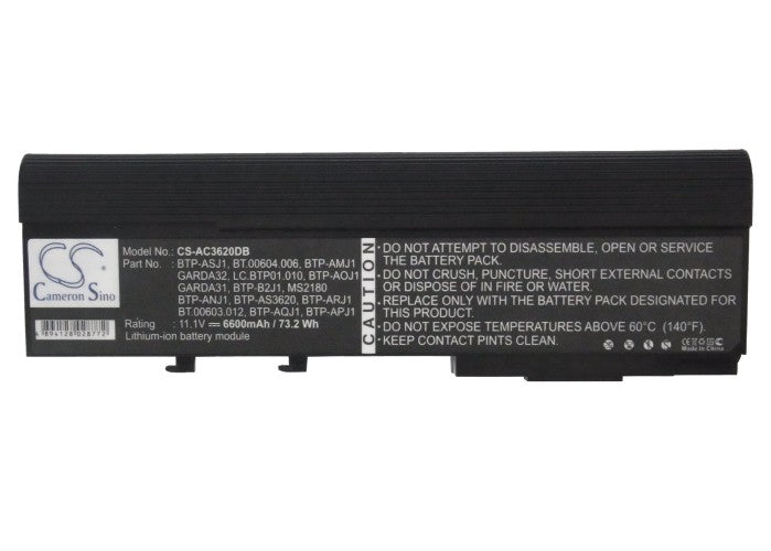 Acer Aspire 2420 Aspire 2920 Aspire 29201A2G16MI Replacement Battery BatteryClerkcom Laptop and Notebook