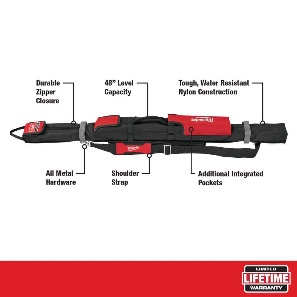 Milwaukee 10 in. /24 in. /48 in. /78 in. REDSTICK Magnetic Box and Torpedo Level Set MLBXCM78