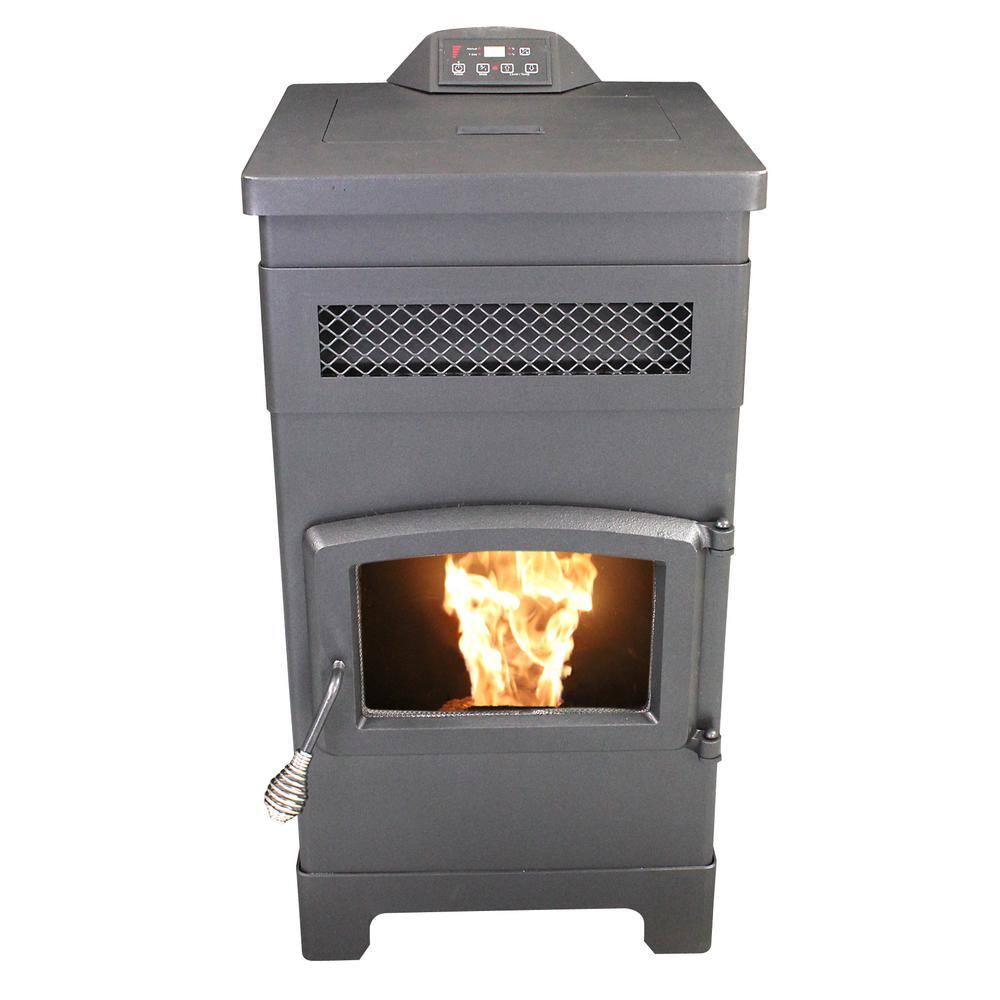 Vogelzang 2200 sq. ft. EPA Certified Pellet Stove with 60 lbs. Hopper and Remote Control and Slim Design VG5770