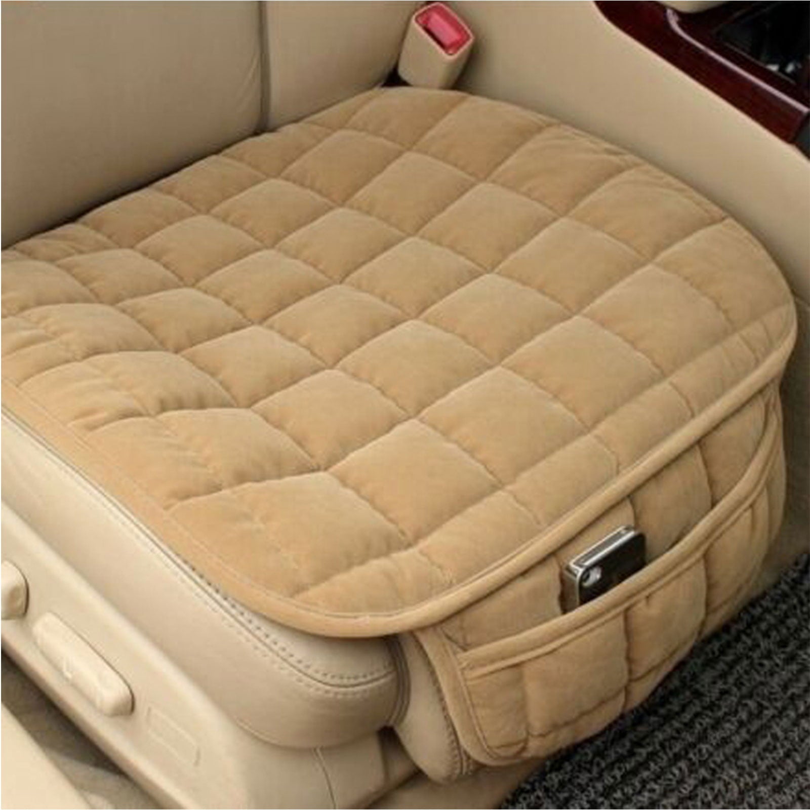 Universal Car Seat Cover 3D Cotton Breathable Soft Gel Honeycomb Seat Cushion Protector