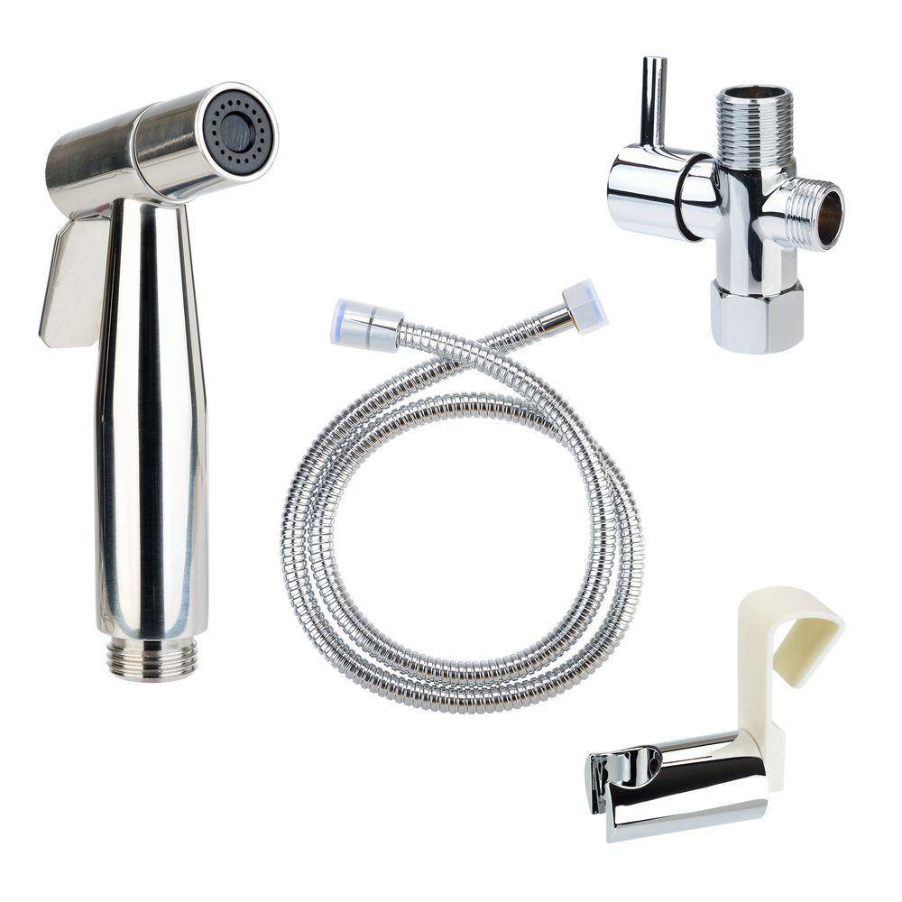 Brondell CleanSpa Non-Electric Luxury Handheld Bidet Attachment in Stainless Steel CSL-40