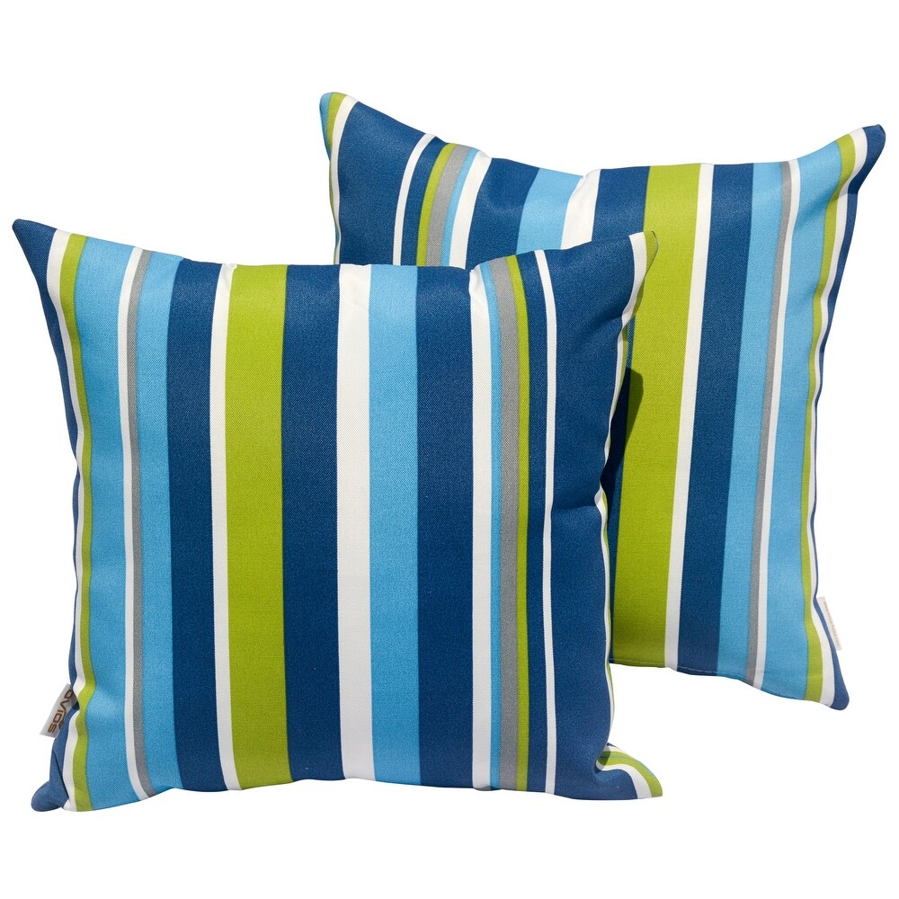 OVIOS Outdoor 17 inch Polyester Home Throw Pillows (Set of 2)