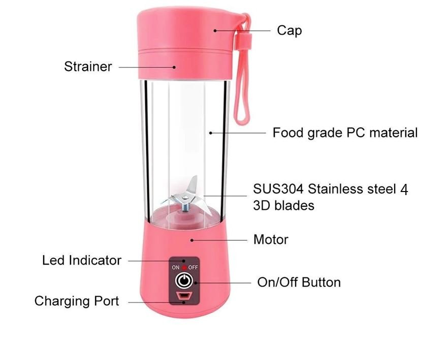 Portable Juicer Juice Smoothie Smothie Maker Smoothie Blender Extractor