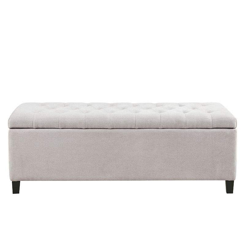 Madison Park Shandra Top Soft Close Tufted Storage Ottoman