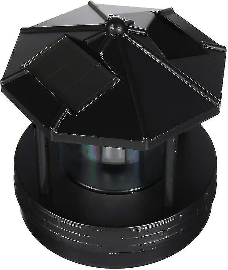 360 Degree Rotating Led Solar Light， Solar Led Light， Waterproof Lighthouse For Garden Yard Decoration