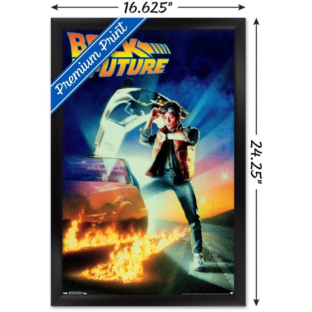 Trends International Back To The Future One Sheet Framed Wall Poster Prints