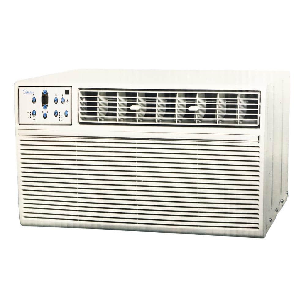 Midea 8000 BTU 115Volt SlideOut Window Air Conditioner Heat and Cool in White