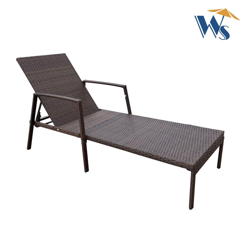 Outdoor Rattan Wicker Patio Lounge Chairs