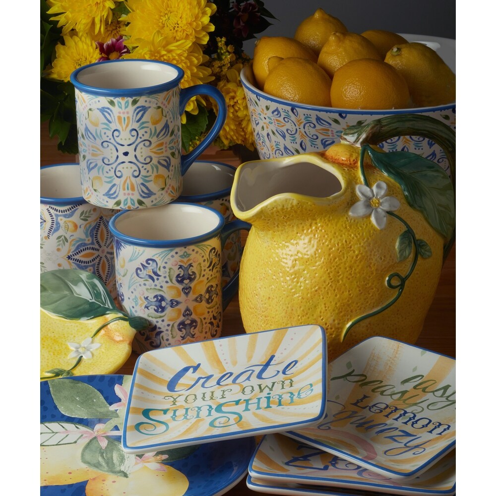 Certified International Lemonade Teapot 10.25\