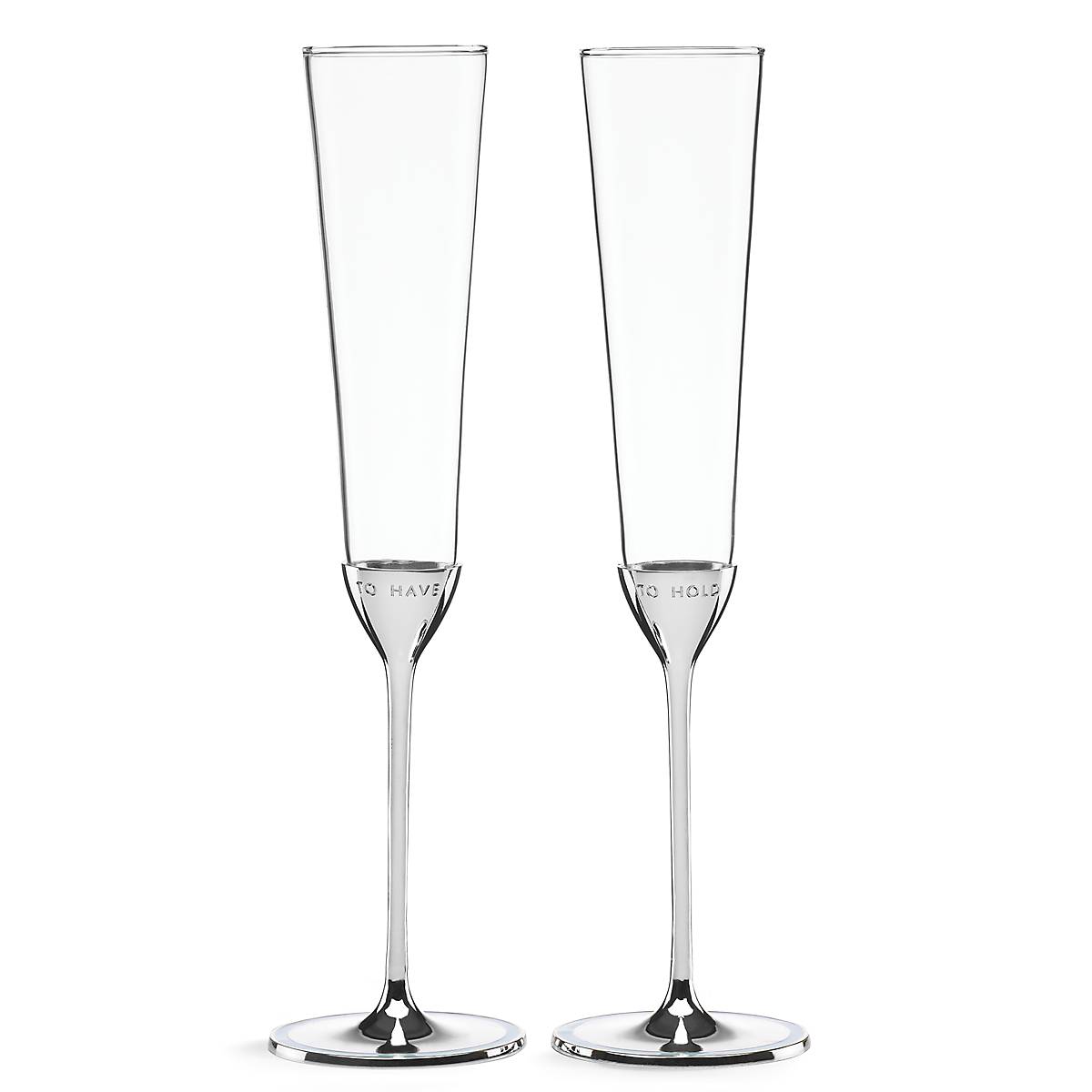 Take The Cake 2-Piece Champagne Flute Set