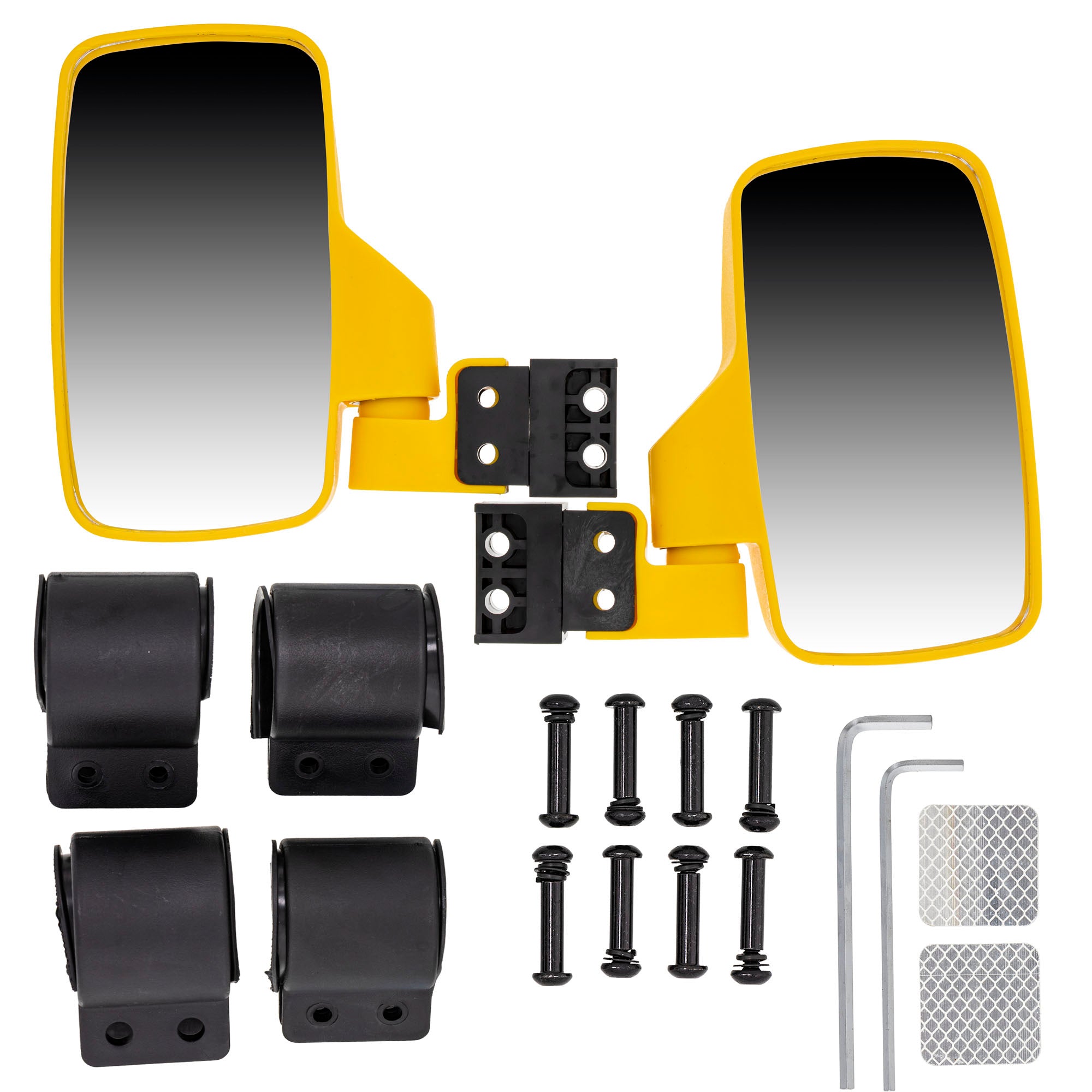 Niche Yellow Breakaway Side Rear Mirror for Offroad UTV 1.75 inch Cage UTV MK1001410