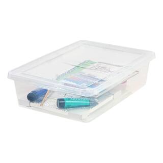 IRIS 28-Qt. Storage Box in Clear 200420