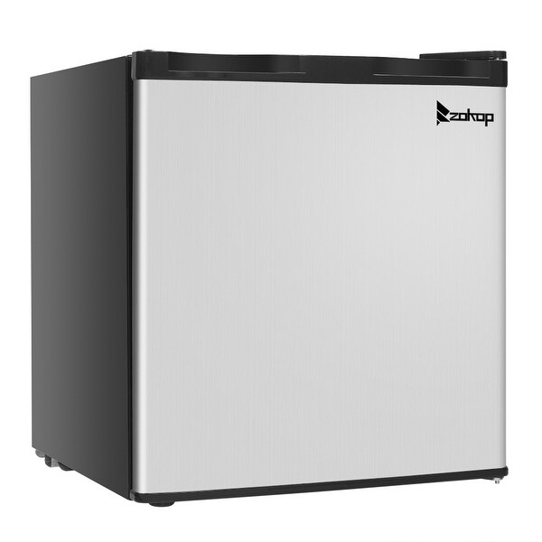 ZOKOP 60Hz 1.1CU.FT Stainless Steel Upright Freezer Single Door Black - - 32013950