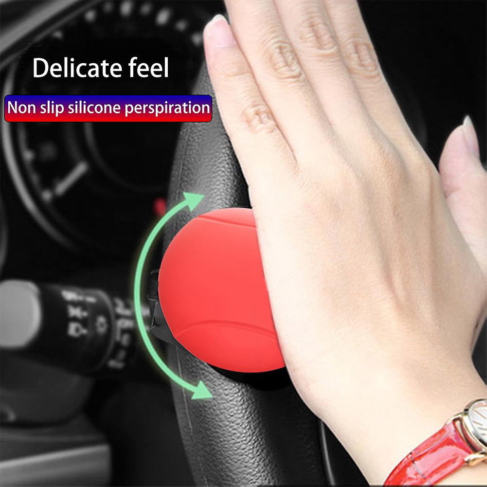 Car Steering Wheel Booster Fine-tuning Steering Driver Assist Booster 360 Degrees Rotation One-handed Operation Non-slip Silicone Booster For Most Car