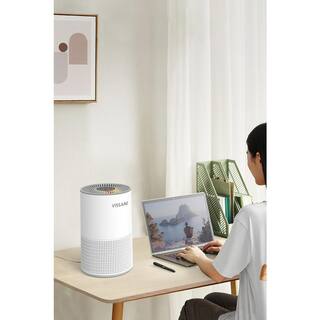 Vissani HEPA 3-Stage Air Purifier for Small Room (130 sq. ft.) in White VK-6105