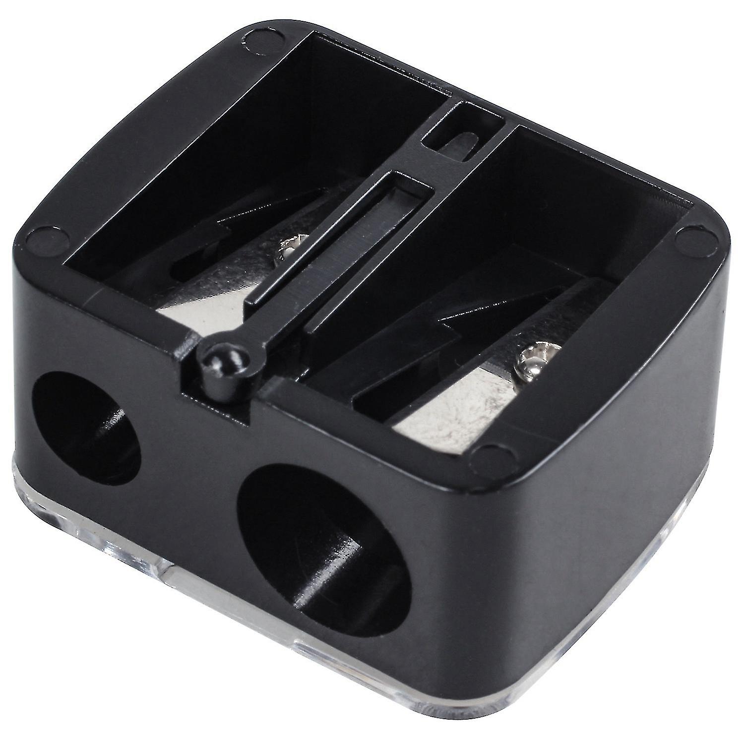 Precision Cosmetic Pencil Sharpener For Eyebrow Eyeliner 2 Holes