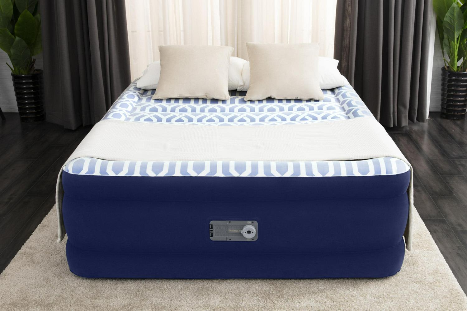 Bestway Fashion 20 Queen Air Mattress with Built-in Pump