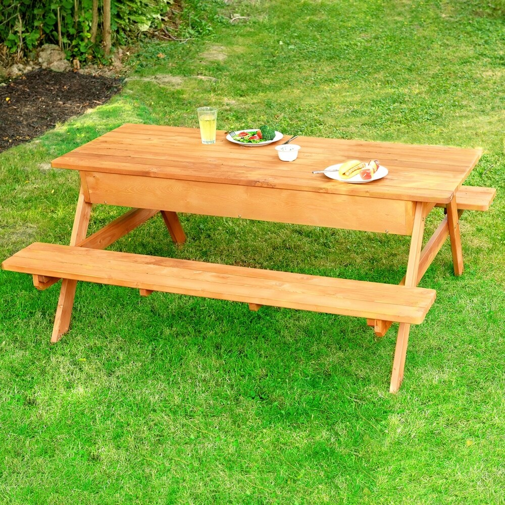 Picnic Table With Storage Compartment   Regular