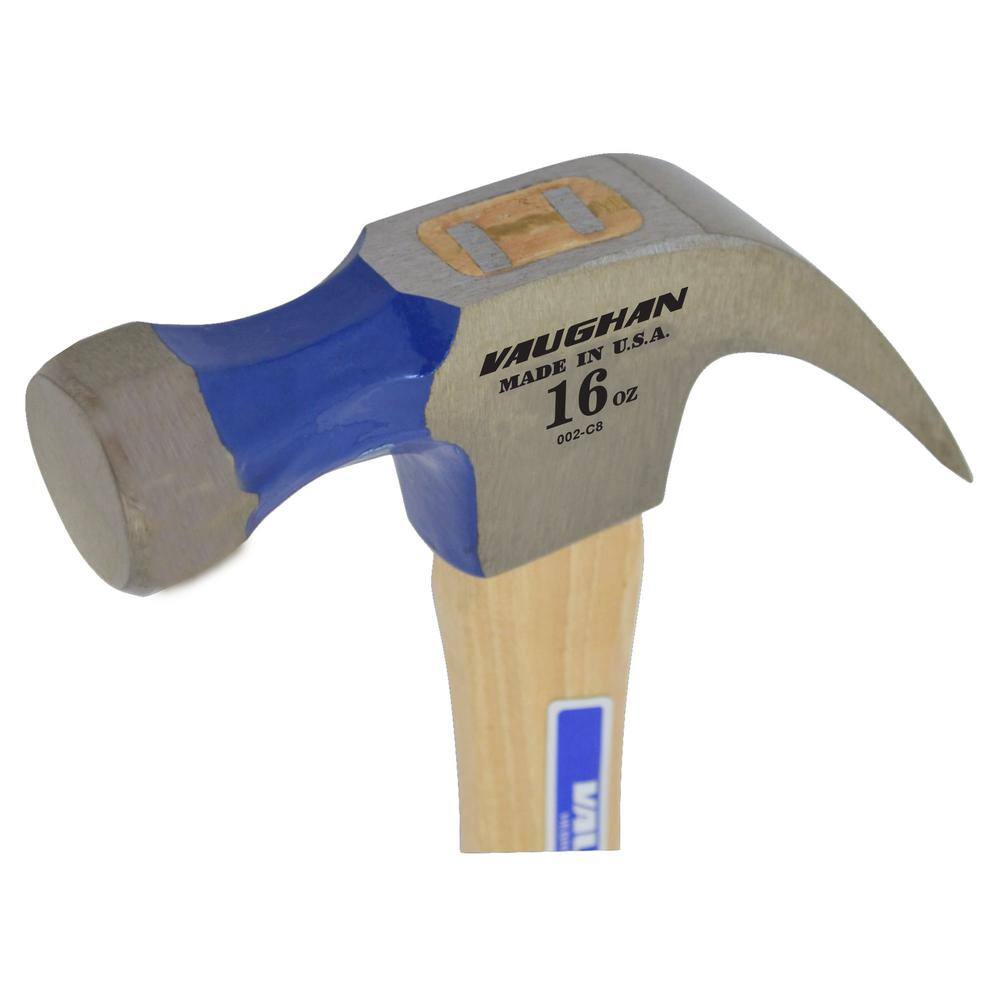 Vaughan 16 oz. Carbon Steel Hammer with 13 in. Hardwood Handle DO16