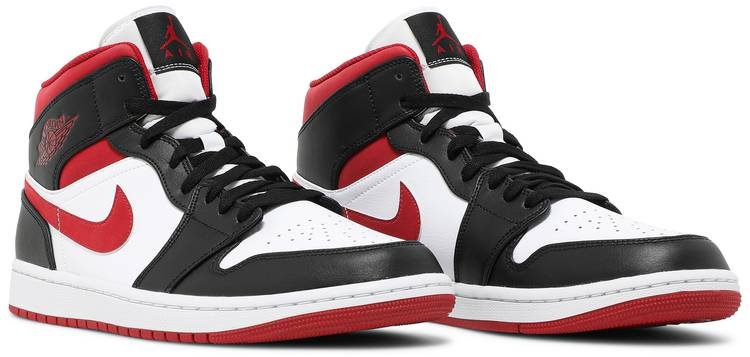 Air Jordan 1 Mid 'Black Gym Red' 554724-122