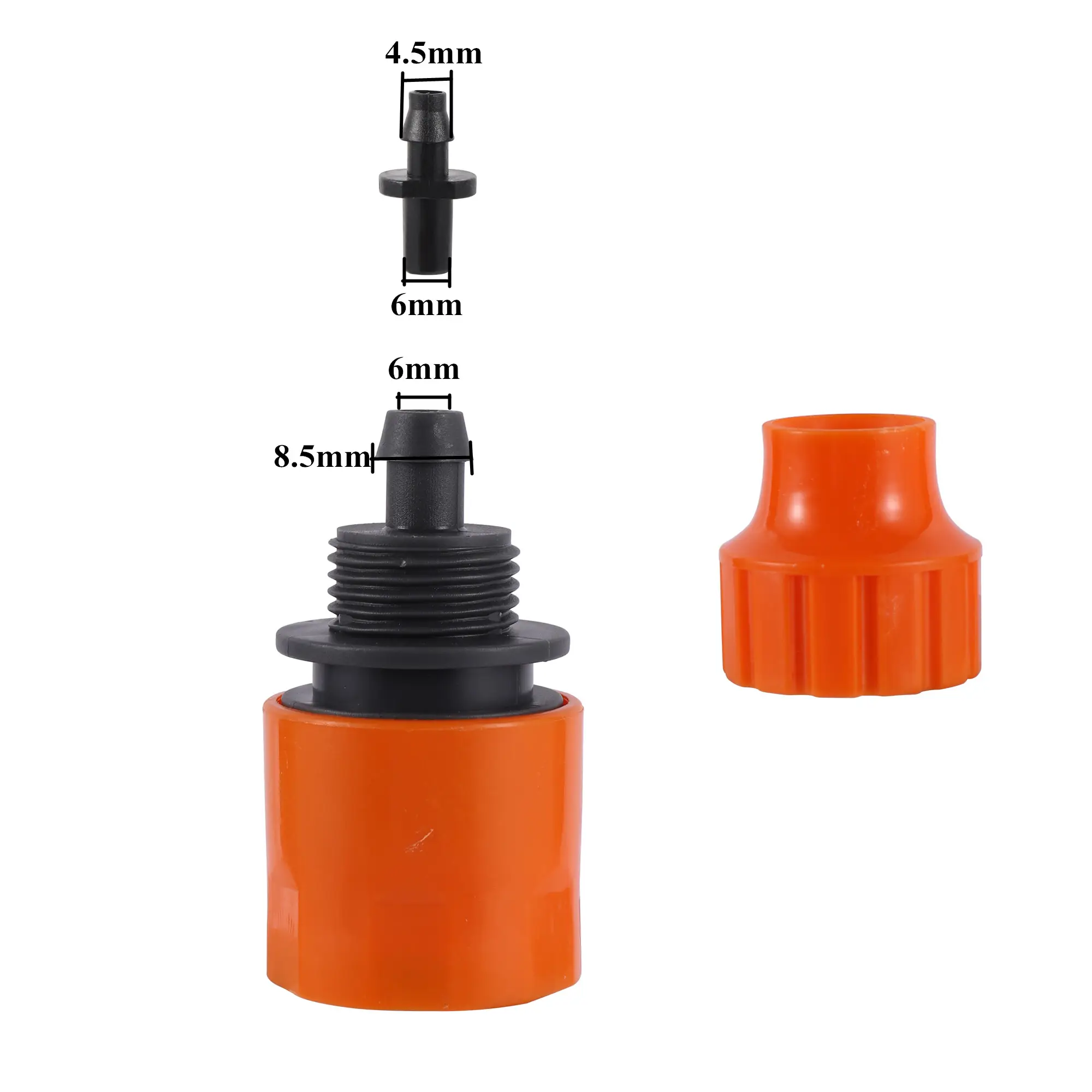 1/2 3/4 inch Faucet Adapter Repair Car Wash Connector Plastic Hose Fittings Garden Water Hose Connector