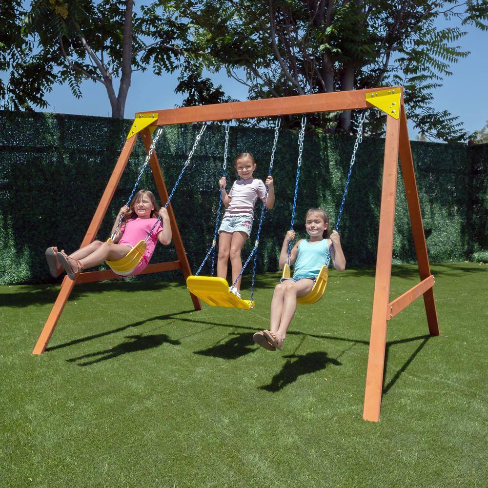 SPORTSPOWER Brighton Wooden Swing Set WP-728