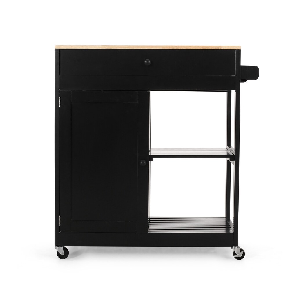 Telfair Kitchen Cart with Wheels by Christopher Knight Home