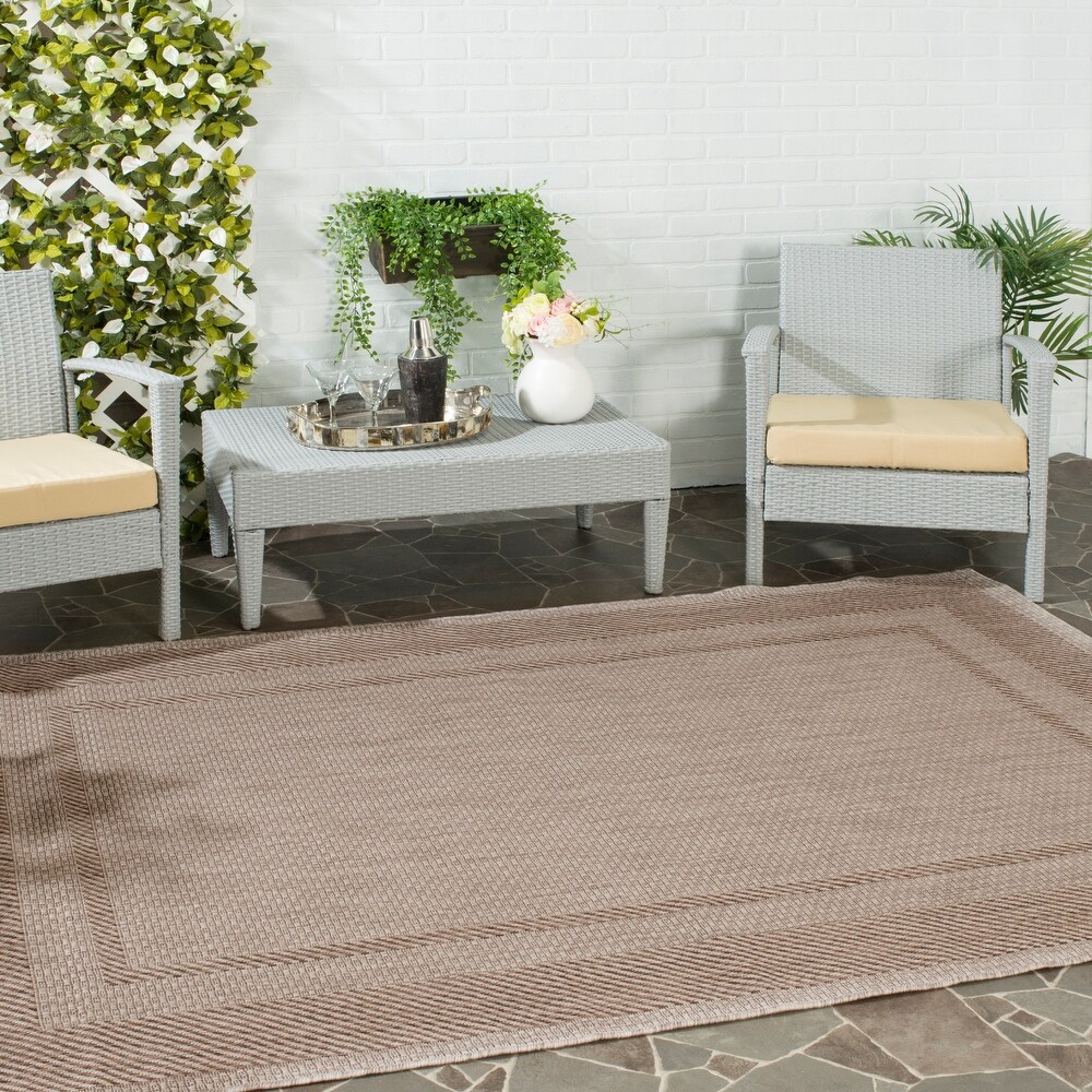 SAFAVIEH Courtyard Diann Indoor/ Outdoor Waterproof Patio Backyard Rug