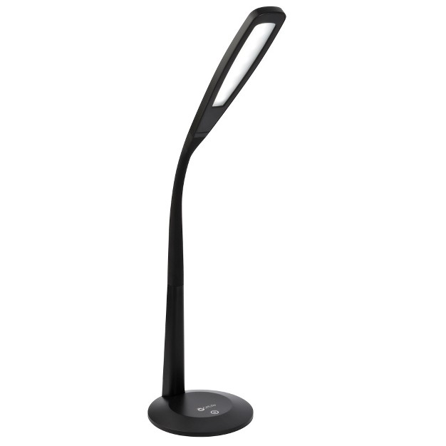 Desk Gooseneck Desk Lamp Black includes Led Light Bulb Ottlite