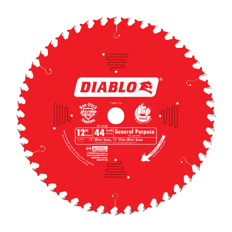 Diablo 12 in. D X 1 in. Carbide Circular Saw Blade 44 teeth 1 pk