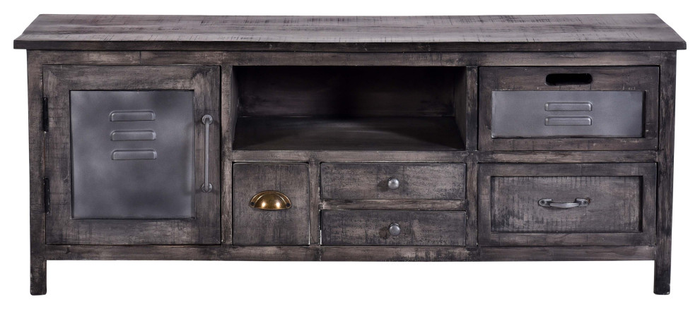 Layover Console   Rustic   Entertainment Centers And Tv Stands   by Progressive Furniture  Houzz