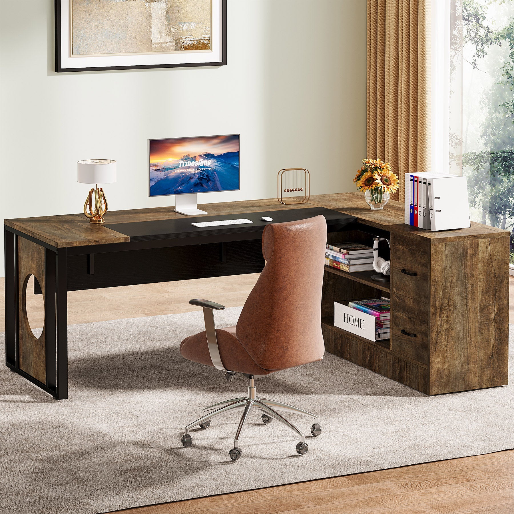 L-shaped Executive Desk, 78