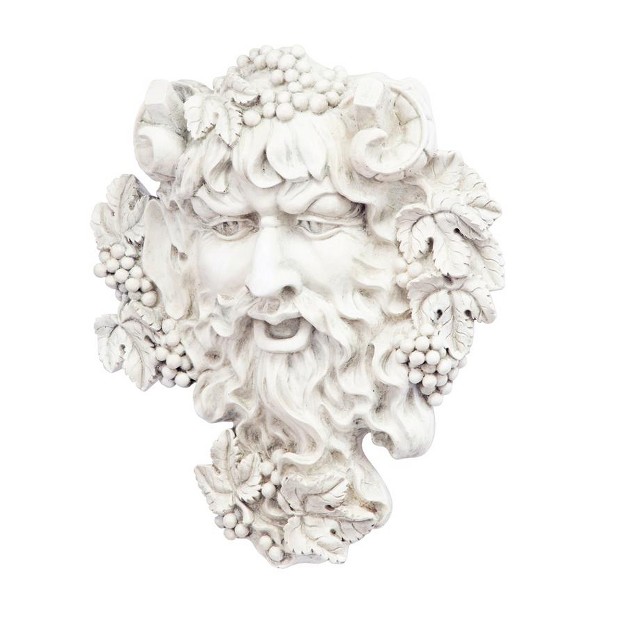 Design Toscano Bacchus God Of Wine Greenman Wall Sculpture Medium