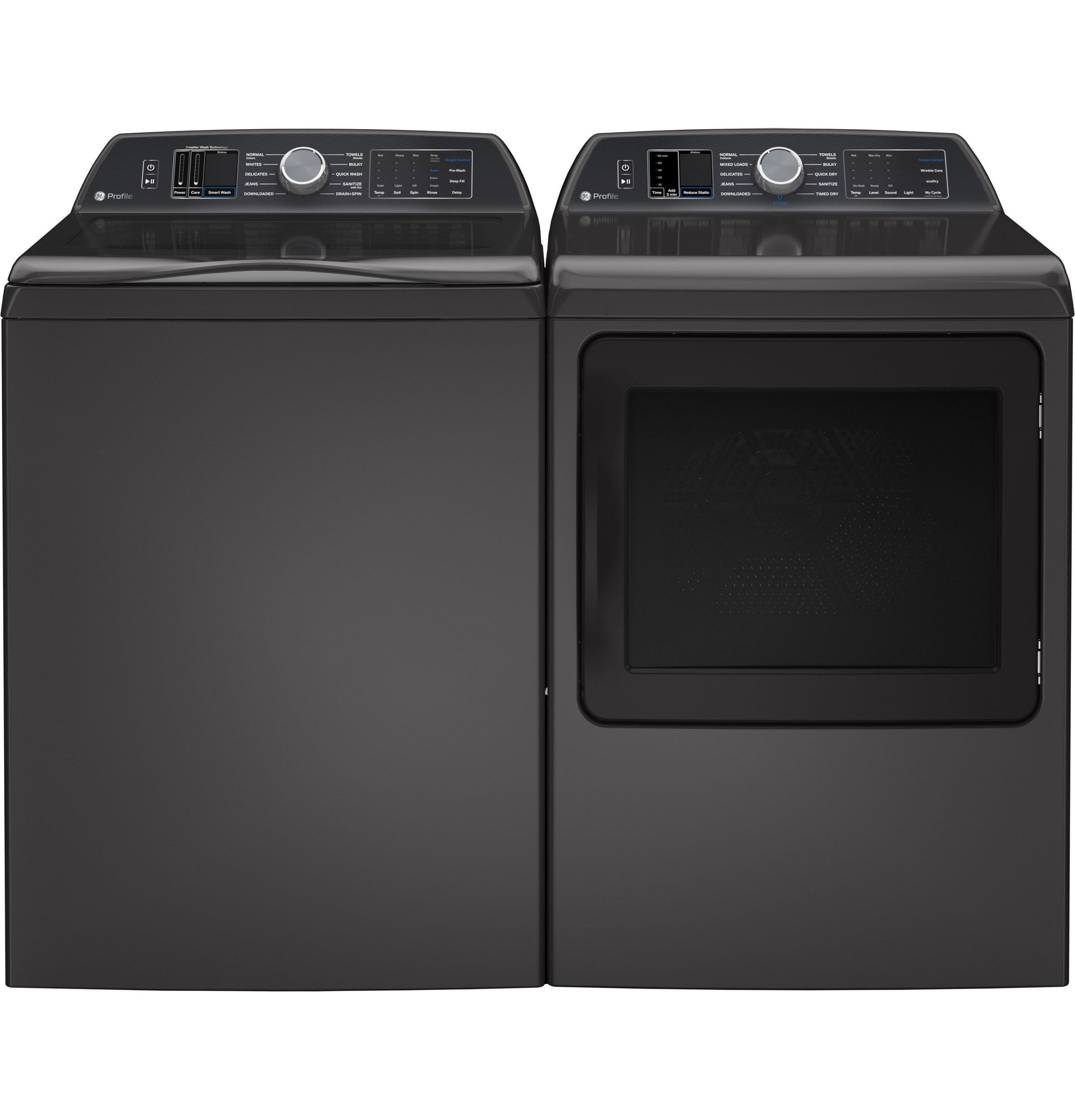 Ge Appliances PTW700BPTDG Ge Profile™ 5.4 Cu. Ft. Capacity Washer With Smarter Wash Technology And Flexdispense™