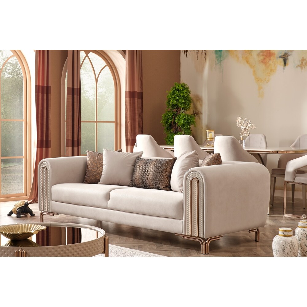 Pektena 3 Pieces Living Room Sets 1 Sofa 1 Loveseat 1 Chair