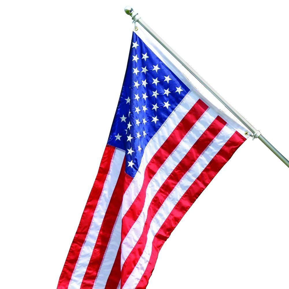 3 ft X 5 ft Nylon U.S. Flag Kit ;