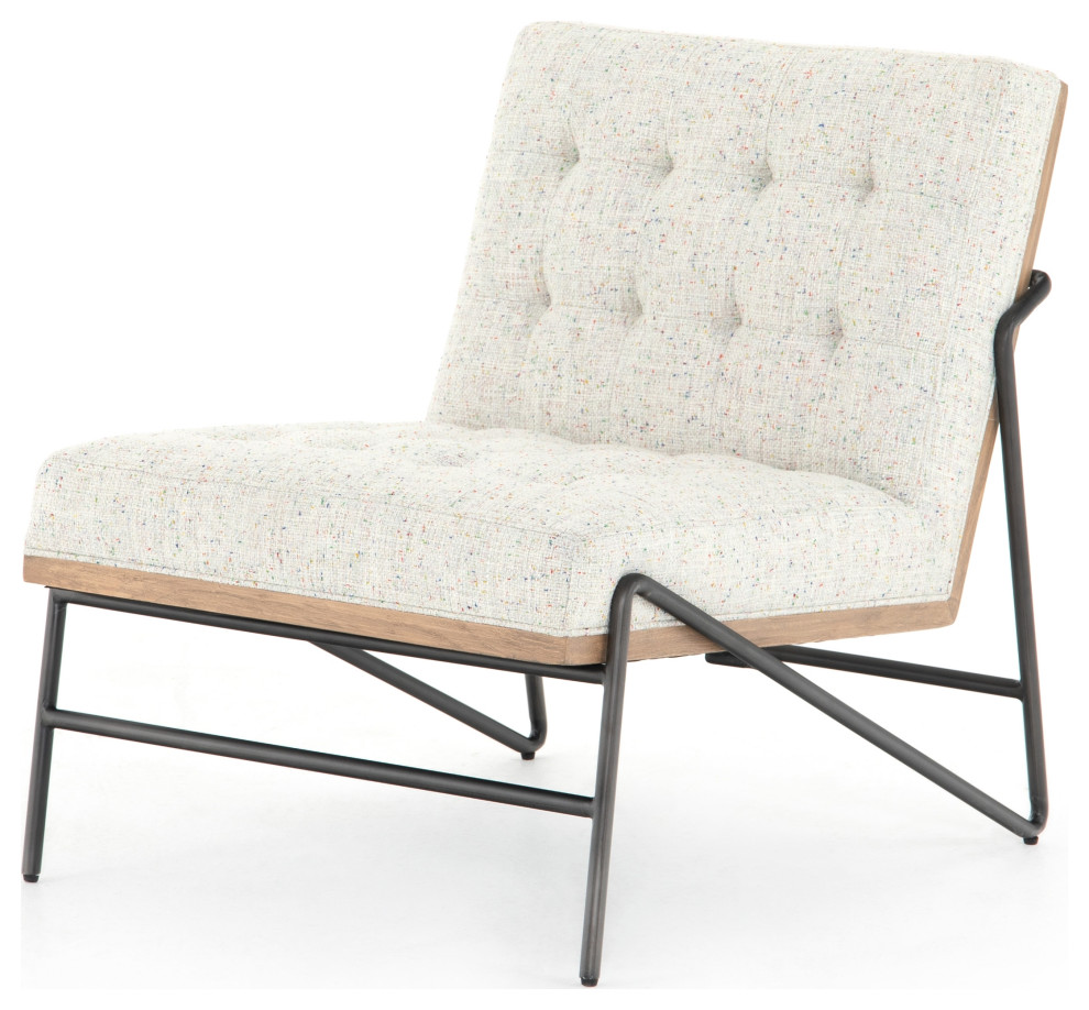 Onslow Chair Harness Burlap   Midcentury   Armchairs And Accent Chairs   by Rustic Home Furniture Deco  Houzz