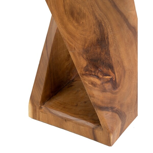 Sculpted Twist End Table