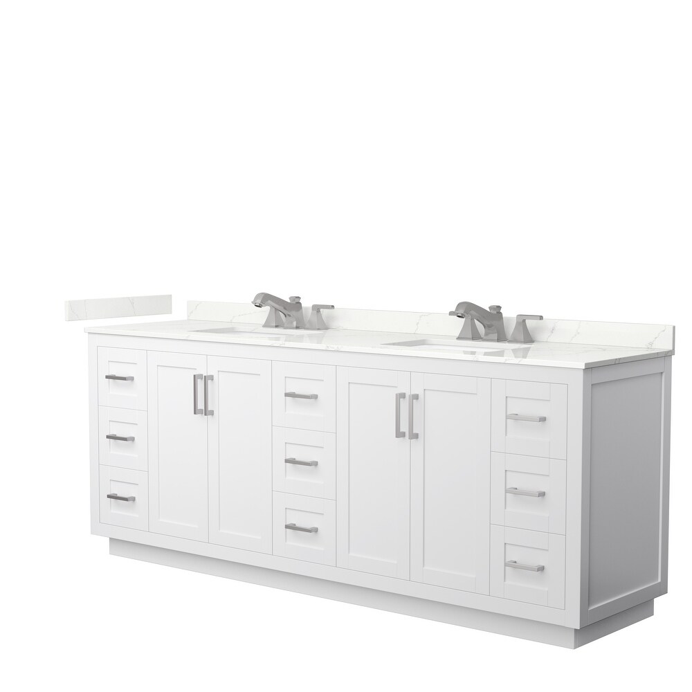 Miranda 84 inch Double Vanity  Quartz Top