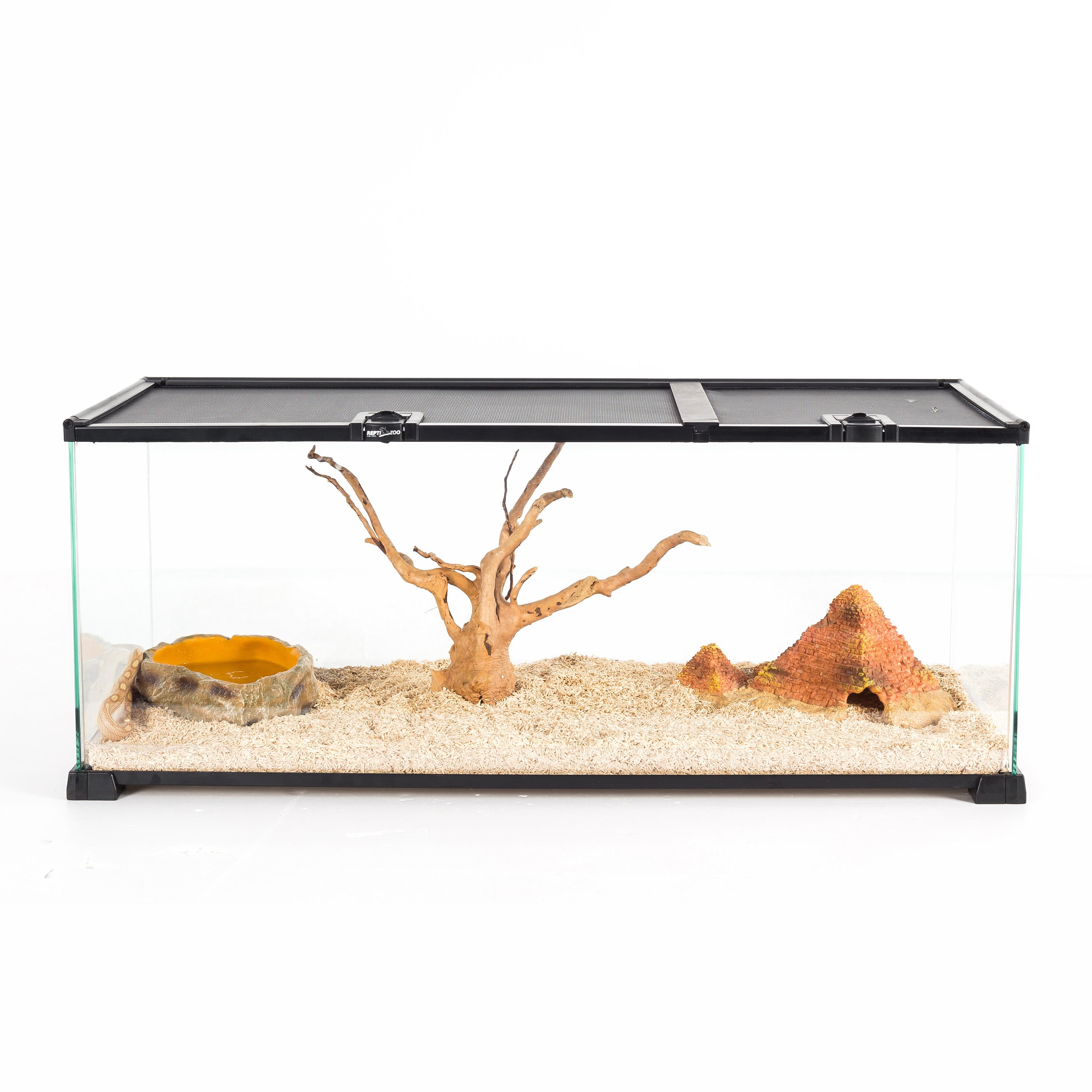 GUZZLO 20 Gallon Glass Terrarium with PVC Tray