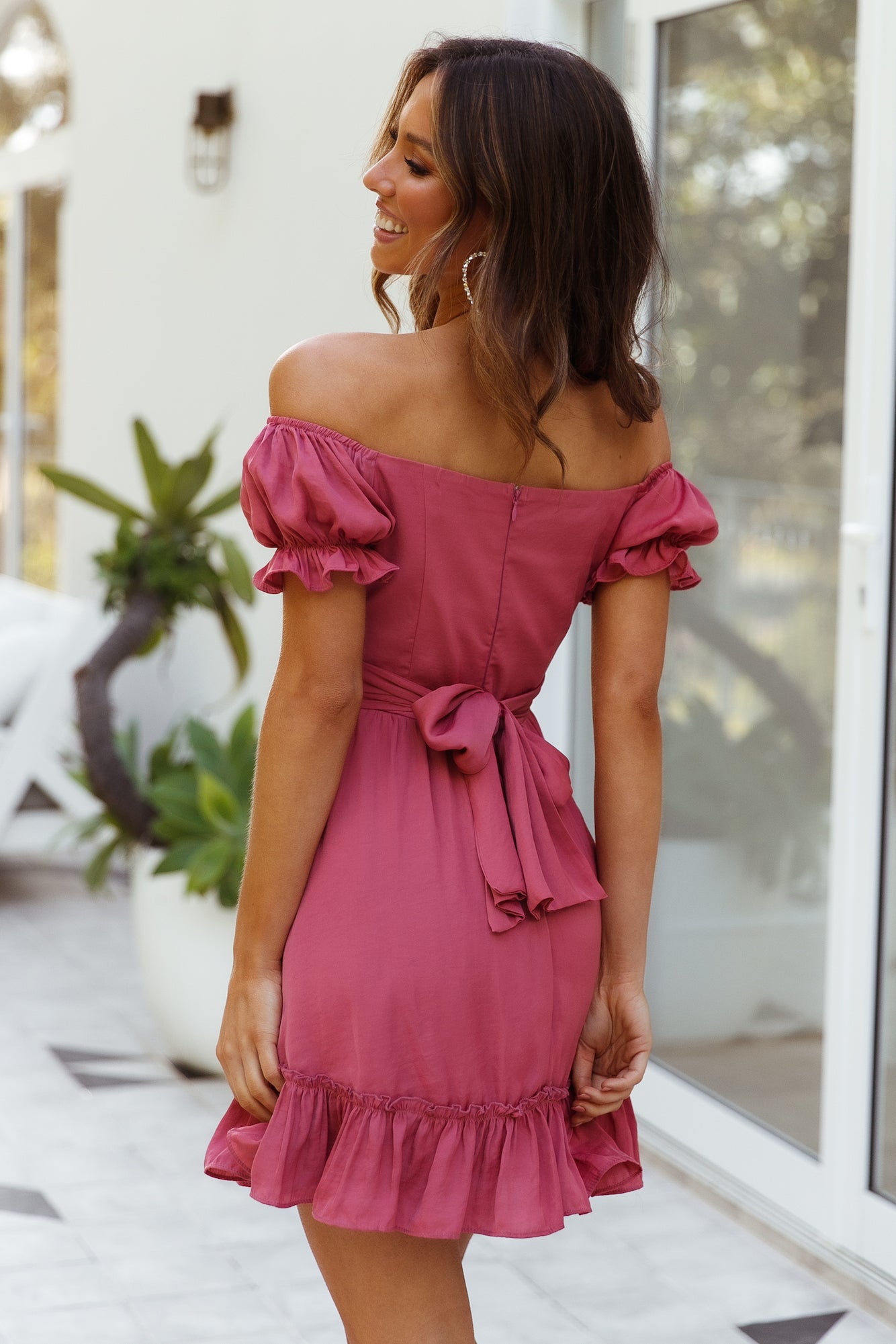 Camera Shy Dress Rose