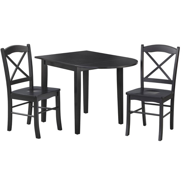 3pc  Extendable Dining Table Set Buylateral