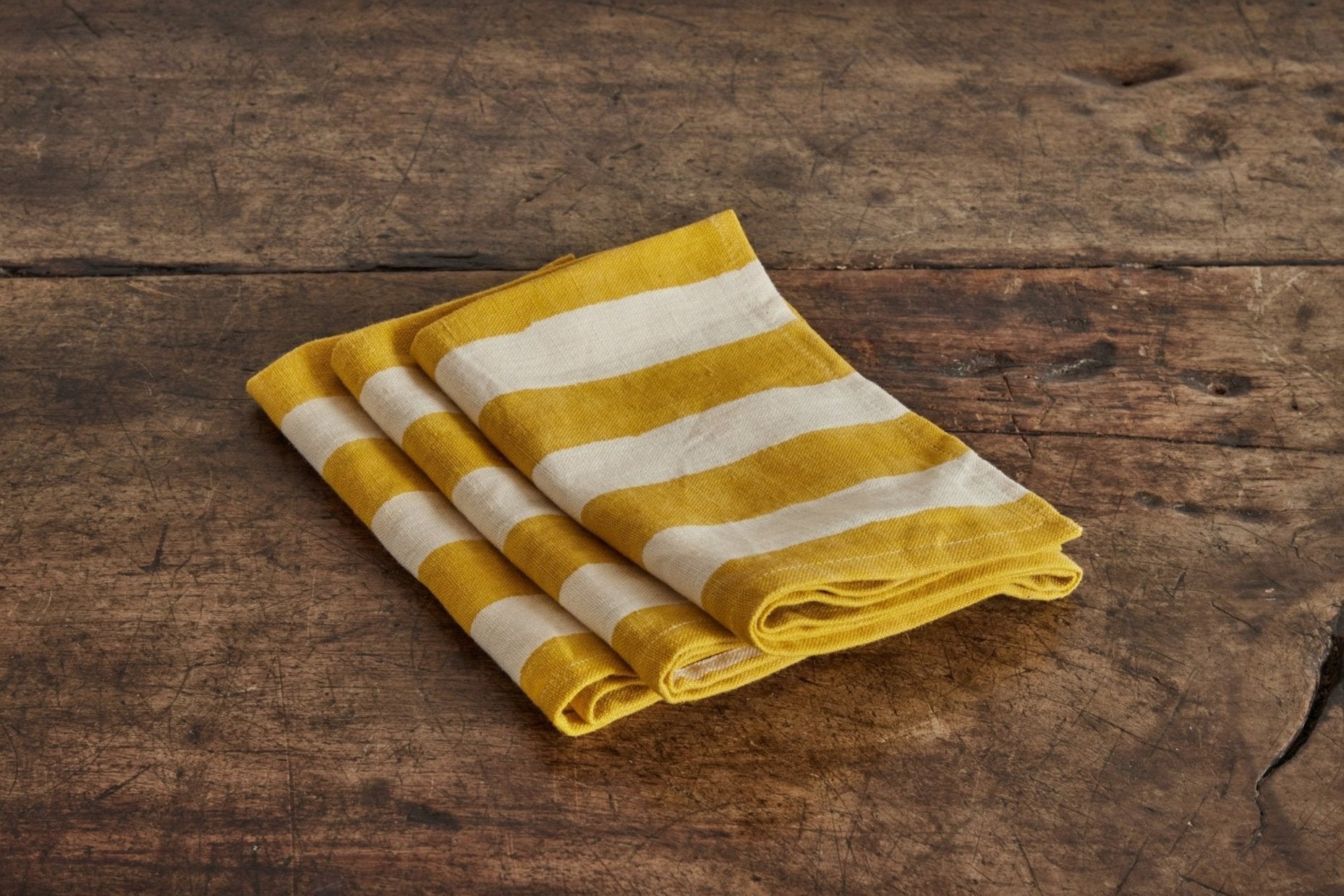 Nickey Kehoe, Carnival Dish Towel in Mustard